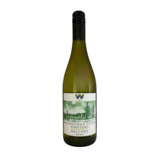 Walsingham Estate Vineyard Bacchus 2023 white wine bottle